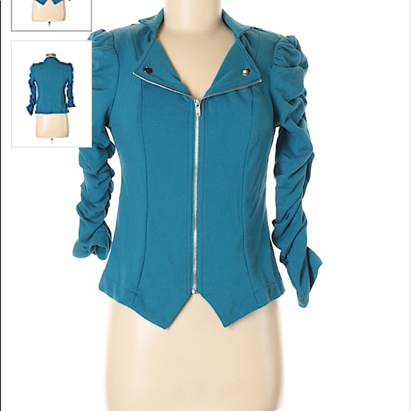 new directions Jackets & Blazers - {New Directions} Teal Blazer